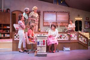 Actors in a scene from Steel Magnolias.
